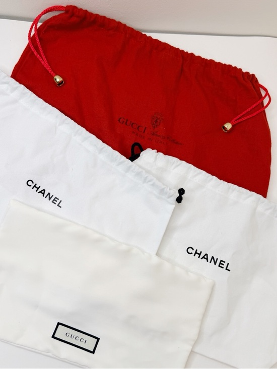 Gucci Accessories - Lot of 4 Authentic Chanel & Gucci Dust Bags Lot 2 Gucci, 2 Chanel